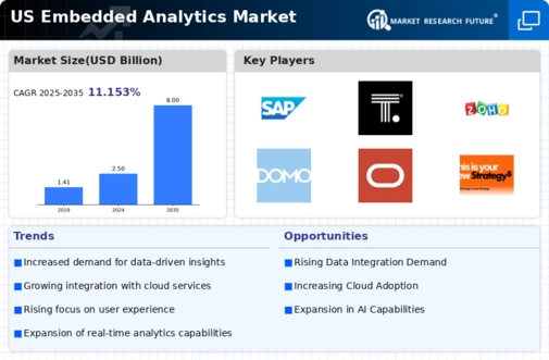 US Embedded Analytics Market Infographic
