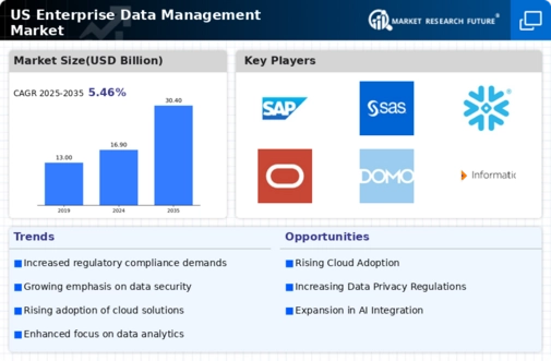 US Enterprise Data Management Market Infographic
