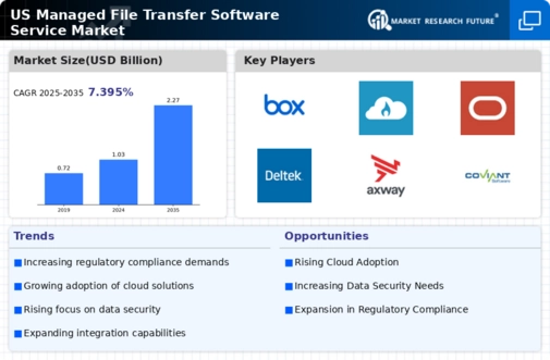 US Managed File Transfer Software Service Market Infographic