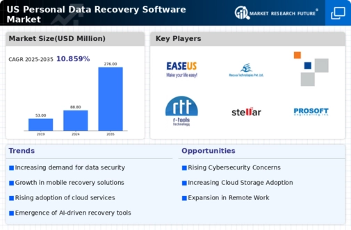 US Personal Data Recovery Software Market Infographic