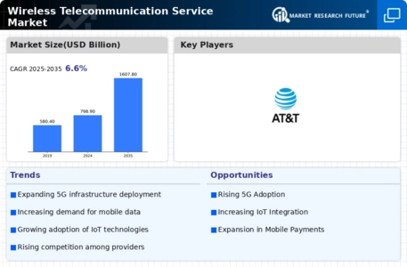 Wireless Telecommunication Service Market Infographic