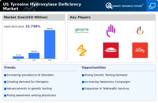 US Tyrosine Hydroxylase Deficiency Market Infographic
