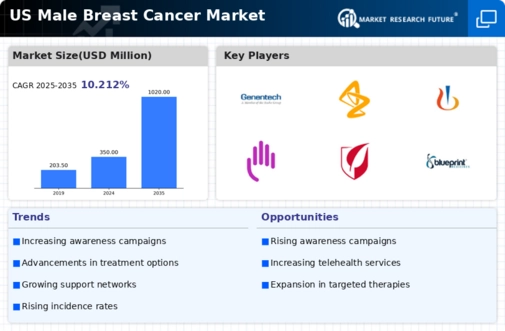 US Male Breast Cancer Market Infographic