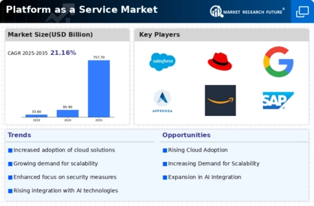 Platform as a Service Market Infographic