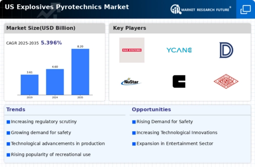 US Explosives Pyrotechnics Market Infographic
