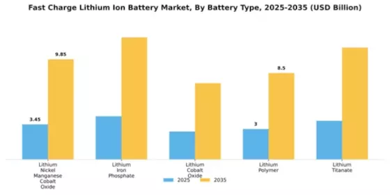 Fast Charge Lithium Ion Battery Market Segment Image 1