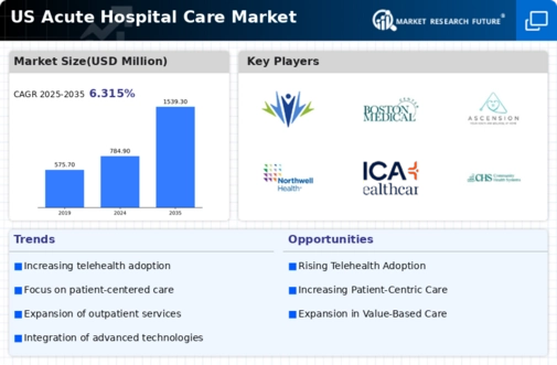 US Acute Hospital Care Market Infographic