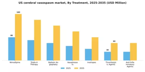 US Cerebral Vasospasm Market Segment Image 2