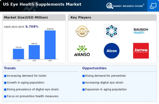 US Eye Health Supplements Market Infographic