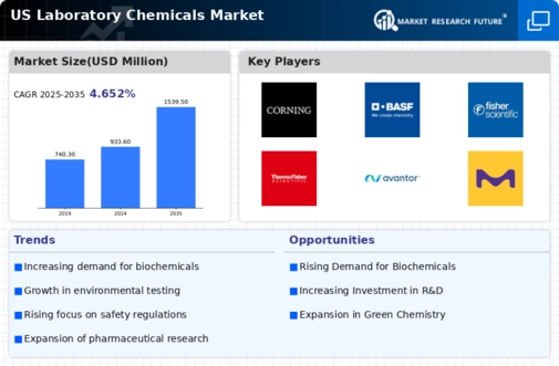 US Laboratory Chemicals Market Infographic