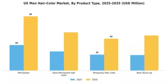 US Men Hair Color Market Segment Image 2
