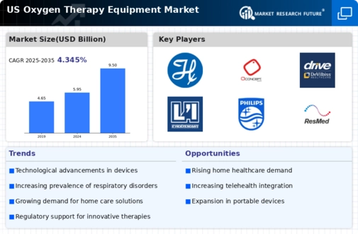 US Oxygen Therapy Equipment Market Infographic