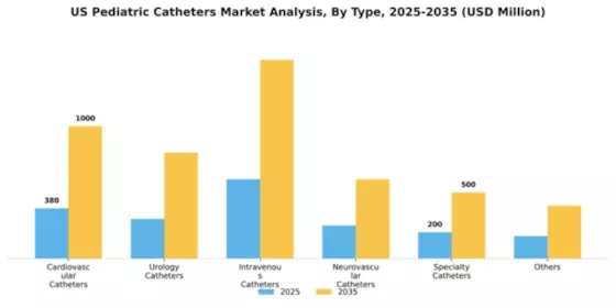US Pediatric Catheters Market Segment Image 1