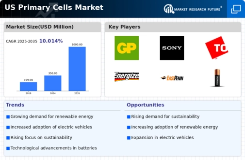 US Primary Cells Market Infographic