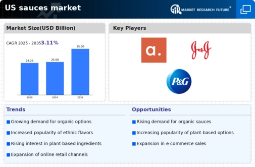 US Sauces Market Infographic