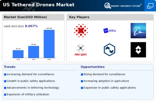 US Tethered Drones Market Infographic