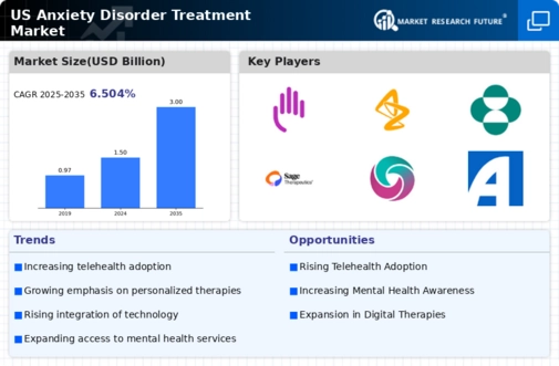 US Anxiety Disorder Treatment Market Infographic