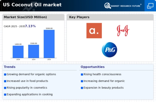 US Coconut Oil Market Infographic