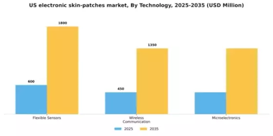 US Electronic Skin Patches Market Segment Image 3