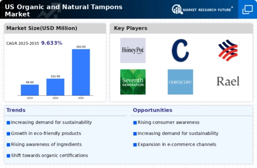 US Organic and Natural Tampons Market Infographic