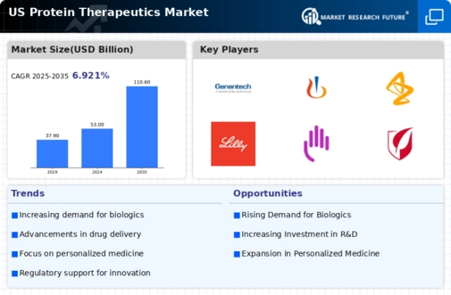 US Protein Therapeutics Market Infographic