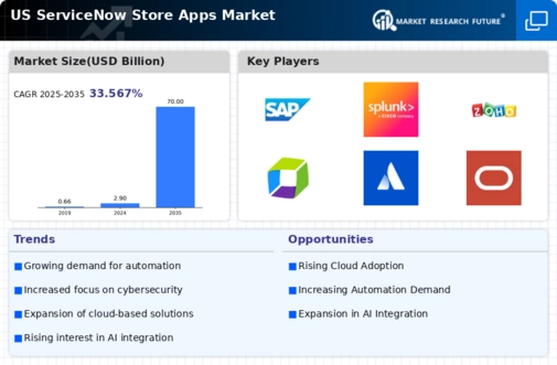 US Servicenow Store Apps Market Infographic