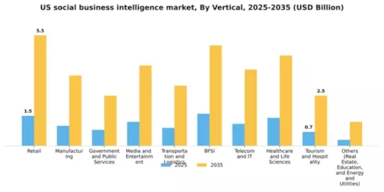 US Social Business Intelligence BI Market Segment Image 4