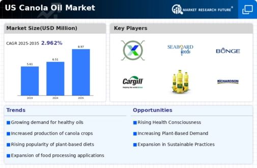 US Canola Oil Market Infographic