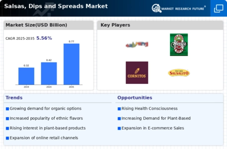 Salsas Dips Spreads Market Infographic