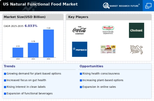 US Natural Functional Food Market Infographic