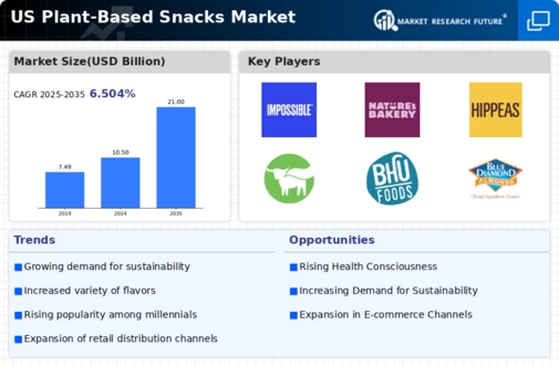 US Plant Based Snacks Market Infographic