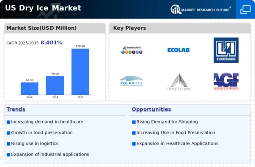 US Dry Ice Market Infographic