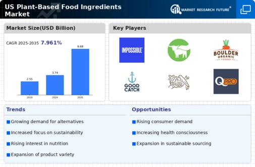 US Plant Based Food Ingredients Market Infographic