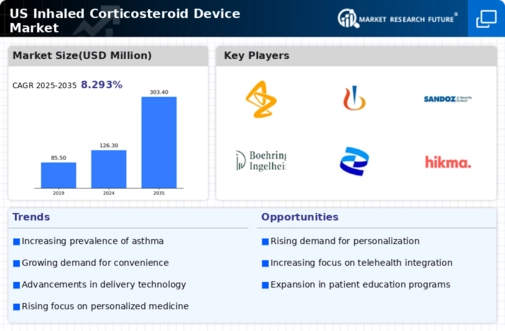US Inhaled Corticosteroid Device Market Infographic