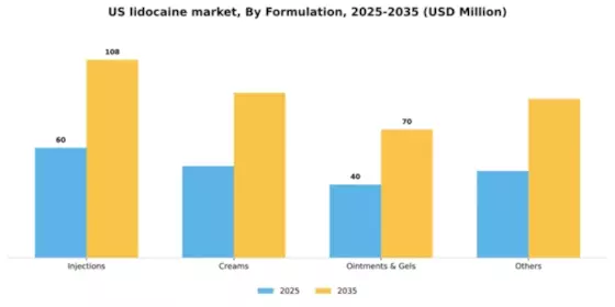 US Lidocaine Market Segment Image 2