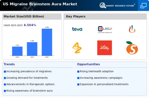 US Migraine Brainstem Aura Market Infographic
