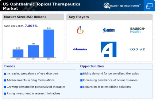 US Ophthalmic Topical Therapeutics Market Infographic