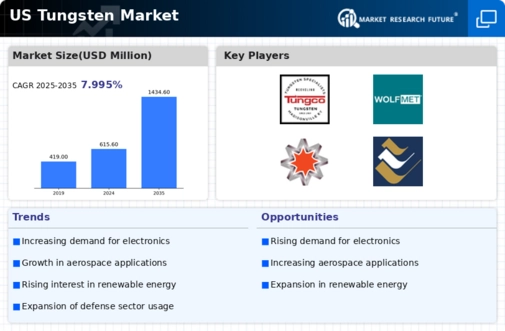 US Tungsten Market Infographic