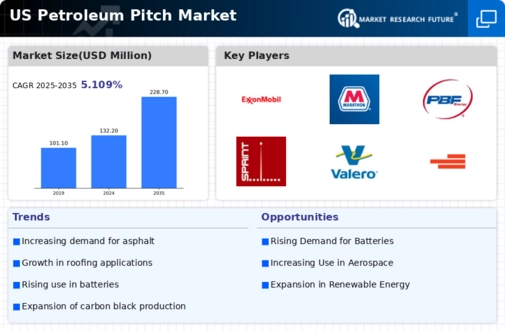US Petroleum Pitch Market Infographic