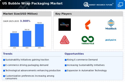 US Bubble Wrap Packaging Market Infographic