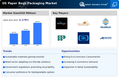 US Paper Bags Packaging Market Infographic