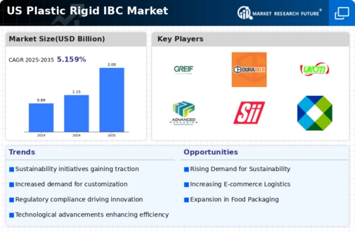US Plastic Rigid IBC Market Infographic