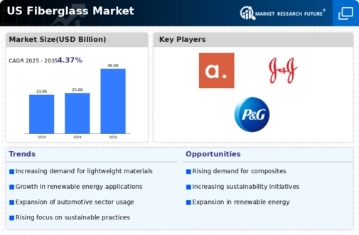 US Fiberglass Market Infographic