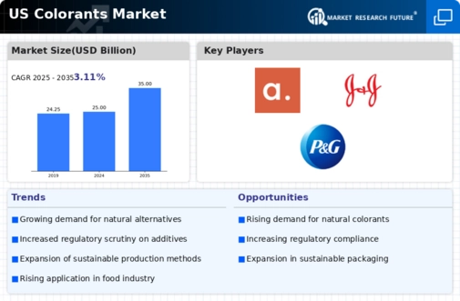 US Colorants Market Infographic