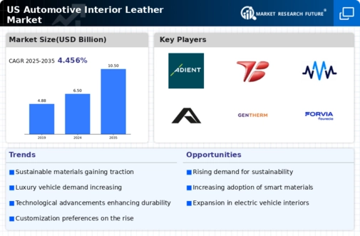 US Automotive Interior Leather Market Infographic