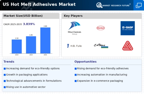 US Hot Melt Adhesives Market Infographic