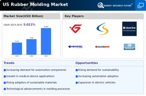 US Rubber Molding Market Infographic