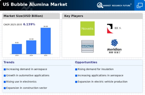 US Bubble Alumina Market Infographic