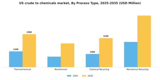 US Crude to chemicals Market Segment Image 2