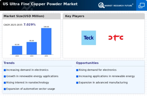 US Ultra Fine Copper Powder Market Infographic